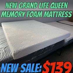 NEW GRAND LIFE QUEEN MEMORY FOAM MATTRESS 