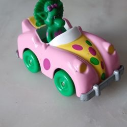 BARNEY BABY BOP PINK DIE-CAST CAR