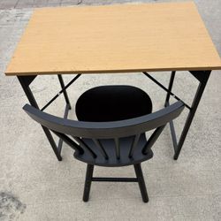 Table/desk For Small Spaces + Ikea Chair