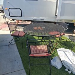 PATIO TABLE AND CHAIRS