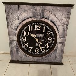 Big Clock Very Good Condition 35x45 Inch 