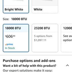 Brand New Unused Wall AC Unit For Sale 