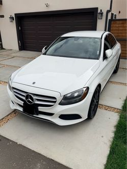 Mercedes-Benz C-Class White Sedan