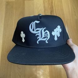 Black White Chrome Hearts Hat