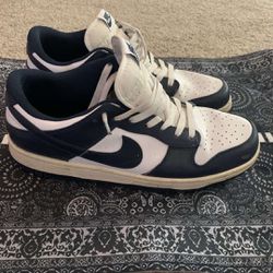 Vintage Navy Dunk Low Size 10+10.5+12