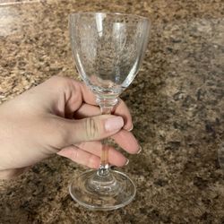 Antique Collectable Mikasa MIC38 Wine Glass 6 1/8”