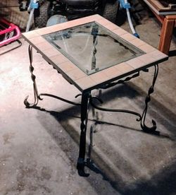 Glass Top Table