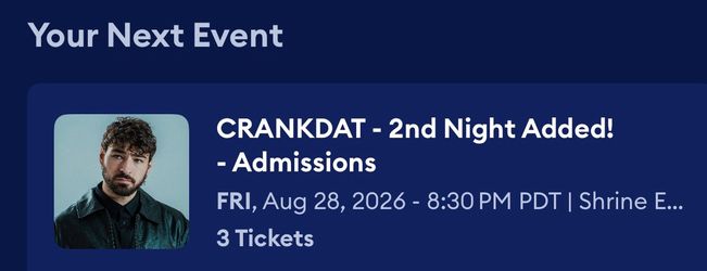 CRANKDAT FRIDAY Aug 28