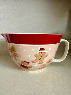 🍪 Christmas Gingerbread Mixing Bowl