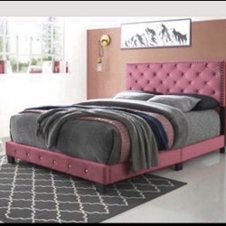 Queen Bed With Mattress Brand new , Delivery Same Day 