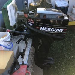 15 Hp Mercury 2 STROKE SHORT SHAFT LOW HOURS