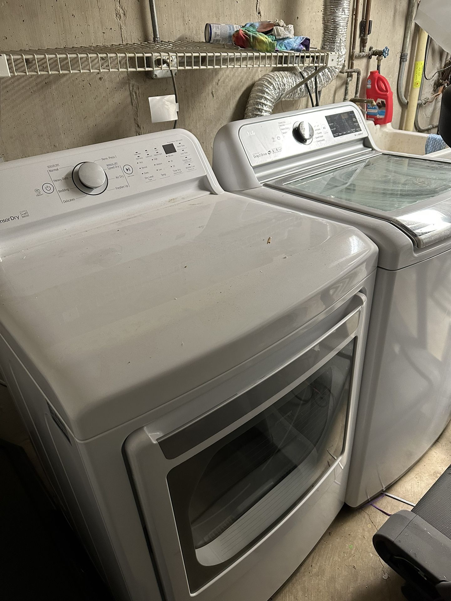LG Top Load Washer And Dryer