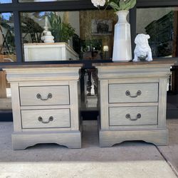 Side tables with barn wood tops. Per each