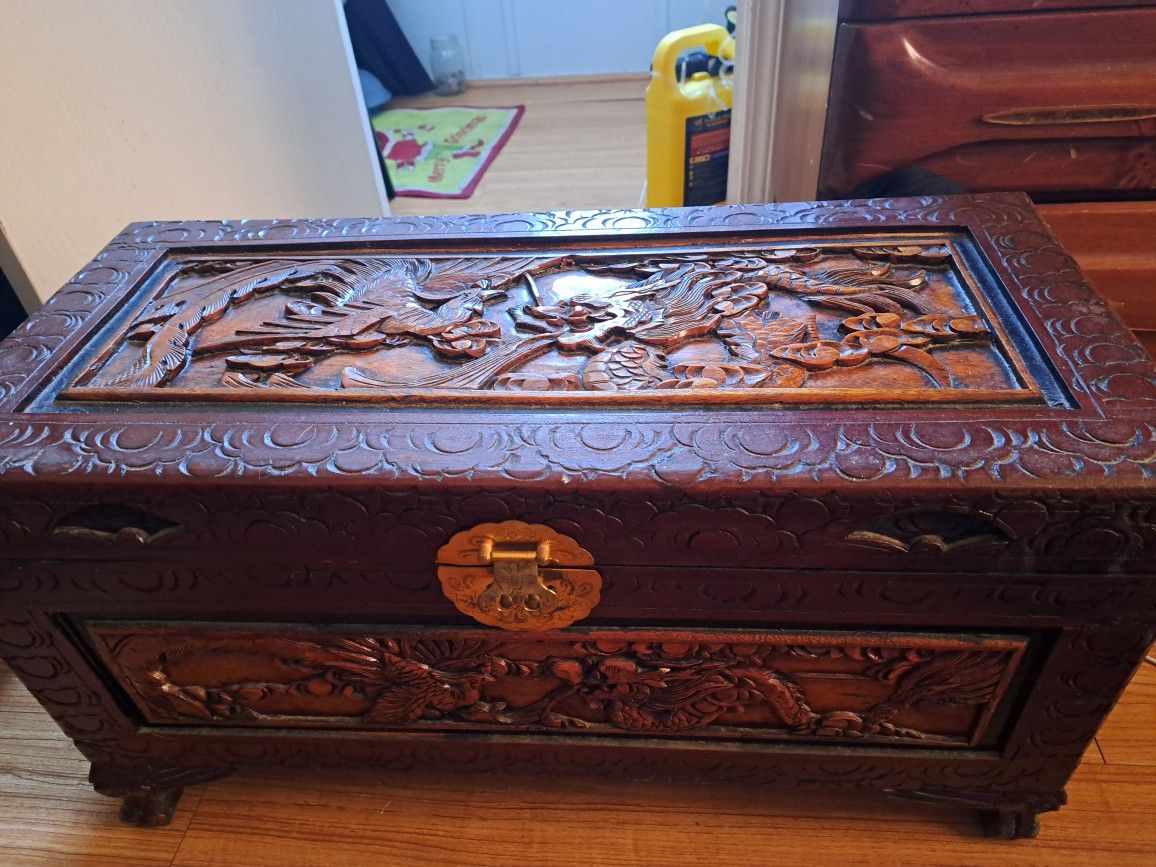 Antique Chinese Carved Chest