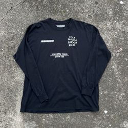 Anti Social Social Club x Neighborhood AUTHENTIC Long-Sleeve T-Shirt Black XL
