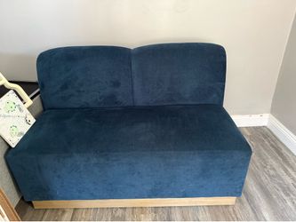 Blue couch