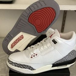 (Brand New/DS) Jordan 3 White Cement Reimagined // Size 6.5Y