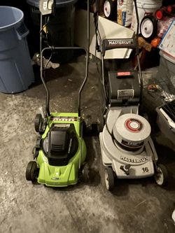 2 Older Lawn Mowers For Parts or Fix Up