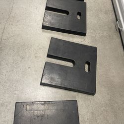 4 pC 30lbs Rubber Weight 