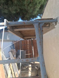 Trestle Ladder Scaffolding  with Walkboards