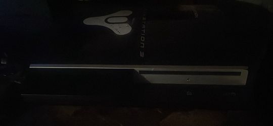 Sony PS3 Fat Console (80GB, CECHL01) Bundle with 3 Official DualShock 3 Controllers - Local Pickup (Fair Condition)