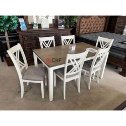 7 Pc Dining Table Set  // Different Models Available 