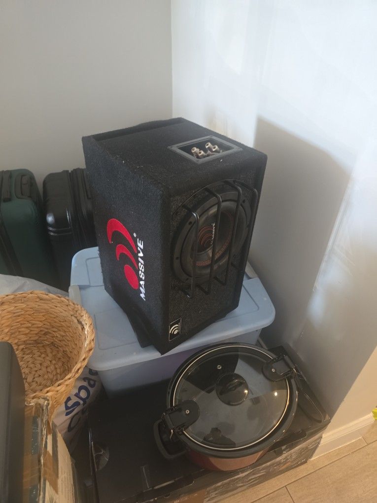 8in Subwoofer With Amp