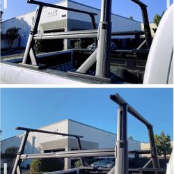 Mul-Function Bed Rack System Compatible with Universal Trucks, Adjustable Height Heavy Duty Rack for Pickup, Camper Bed Rack, Fit for Dodge Ram/Ford F