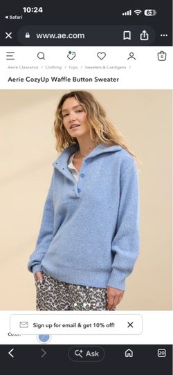 Aerie Cozy Up  color vitamin C  size XS