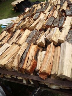 Over a cord of blackjack oak