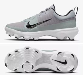 Men's Nike Force Trout 9 Pro Gray Black Molded Baseball Cleats Sz 11⚾️