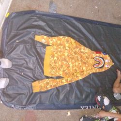 Bape Hoodie Puge And Bape Colleb