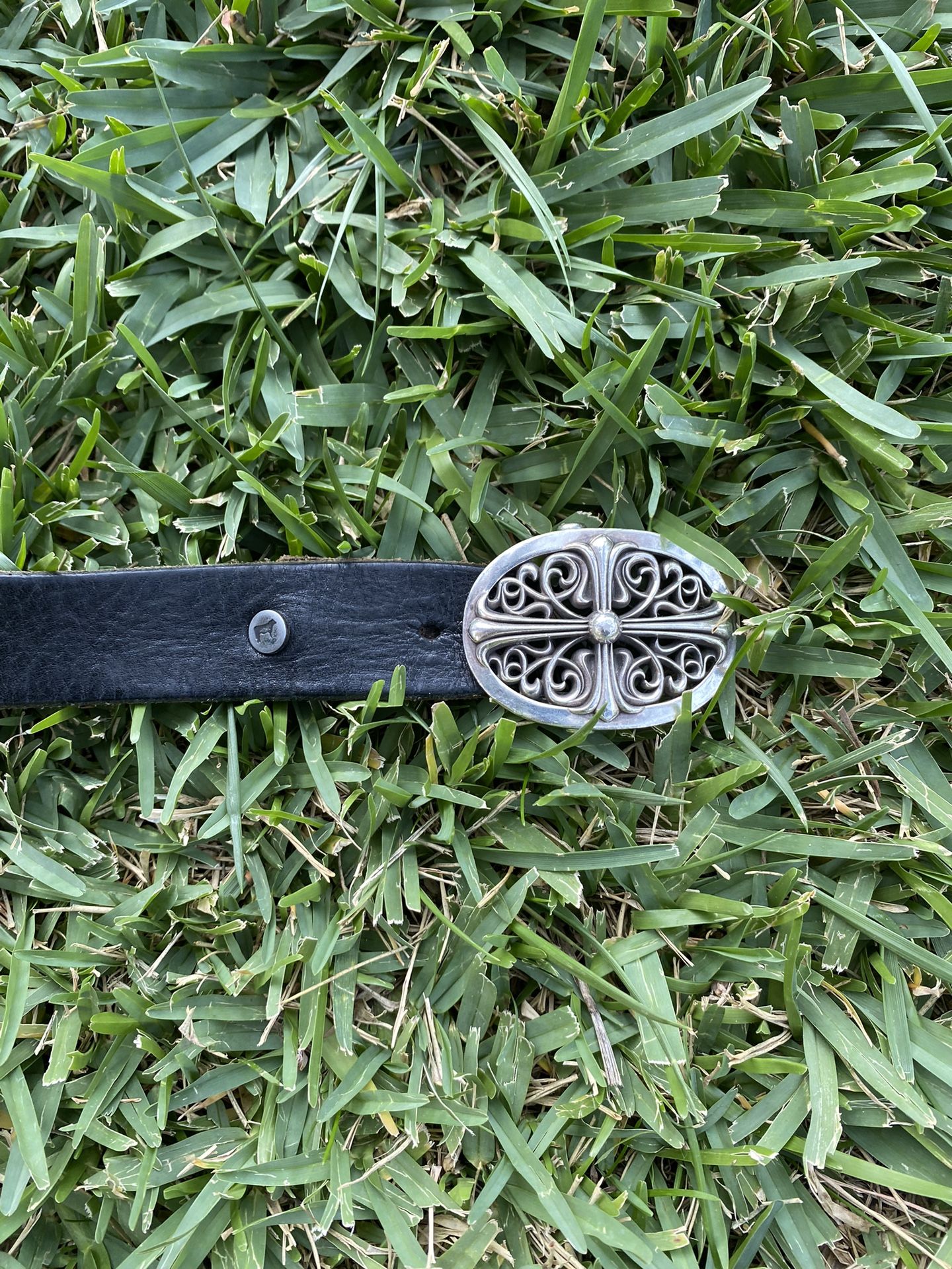 Chrome Hearts Oval Cross Belt Buckle