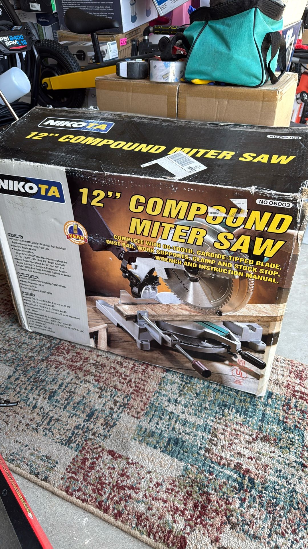 12” Compound Miter Saw