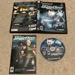 Psi-Ops: The Mindgate Conspiracy Playstation 2 PS2 CIB Complete w/ Manual Reg