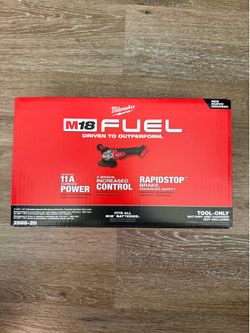 Milwaukee M18 FUEL 18V Lithium-lon Brushless Cordless 4-1/2 in./5 in. Grinder with Variable Speed & Paddle Switch (Tool-Only)
