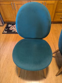 Pair of dining chairs - mid-century modern style
