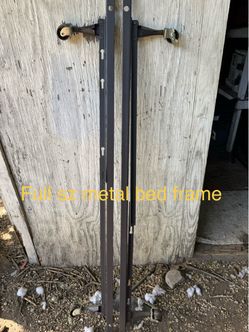 Full metal bed frame