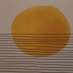 Abstract Boho Wall Art Prints Posters, Minimalist Geometric Boho Wall Art Set of 4, Mid-Century Modern Home Kitchen Bedroom Living Room Apartment Bath