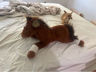 stuffed toy horse