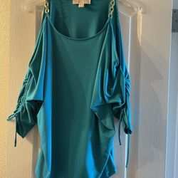 Michael Kors Gold Chain Shoulder Strap  Ladies Blouse