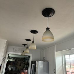 Kitchen Oil Rubbed Lights