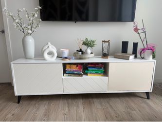 White TV Stand