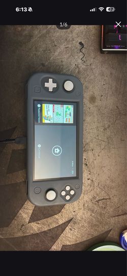 nintendo switch lite grey, case. games