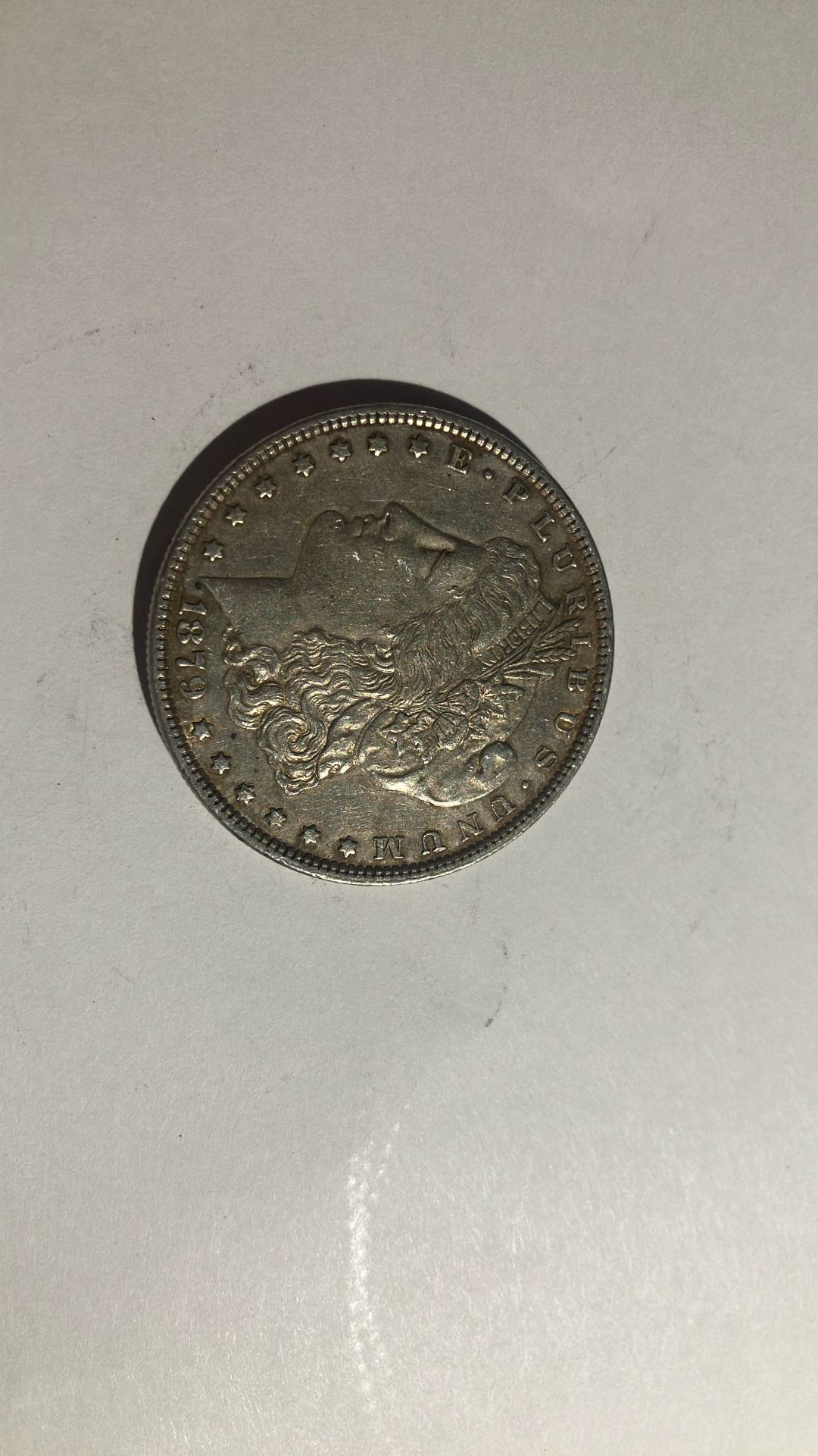 1879 Morgan Silver Coin Dollar