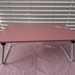 pink bed table 
