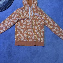 Orange nike hoodie 