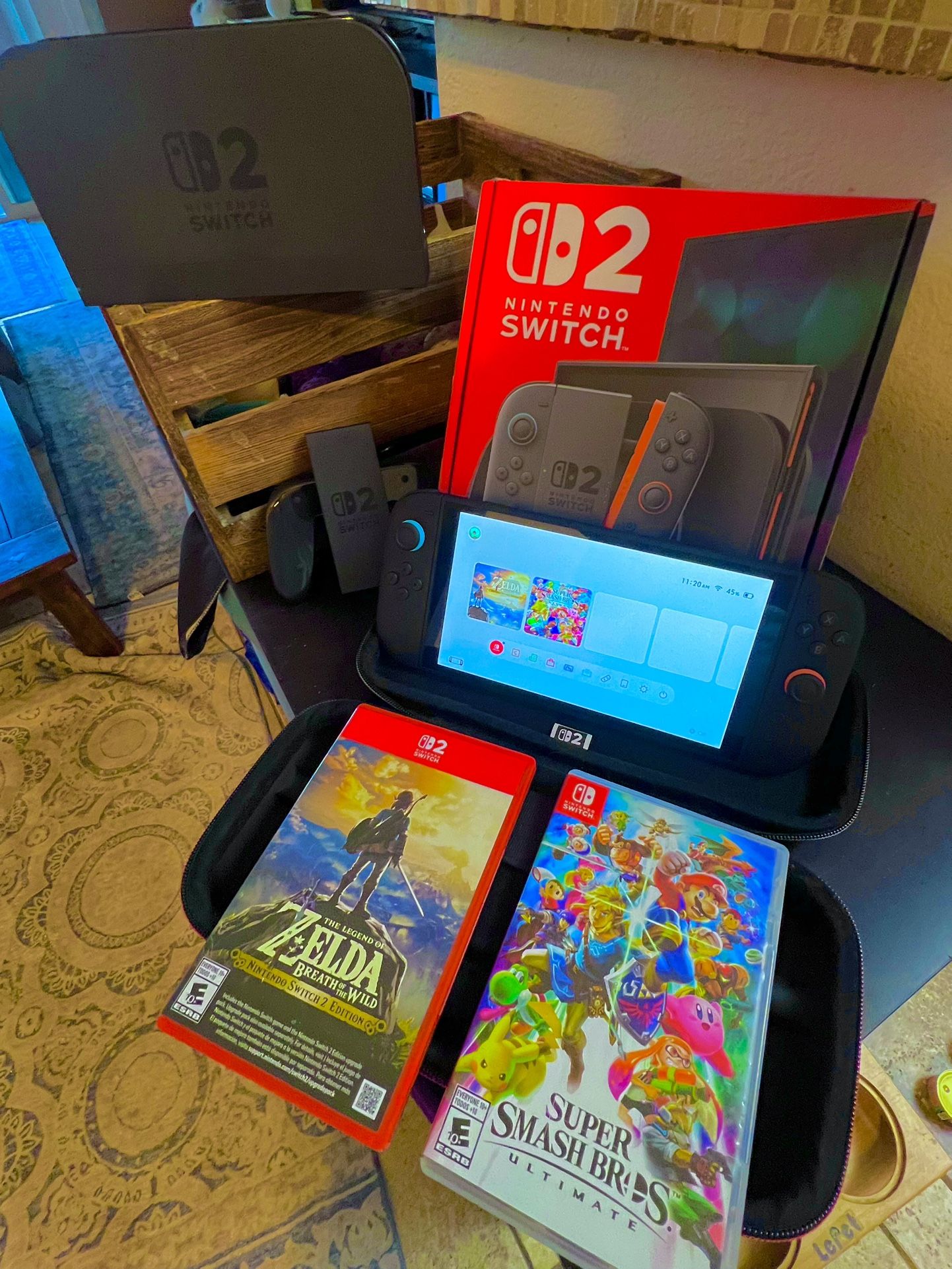 Nintendo Switch 2 w/ Games and Box