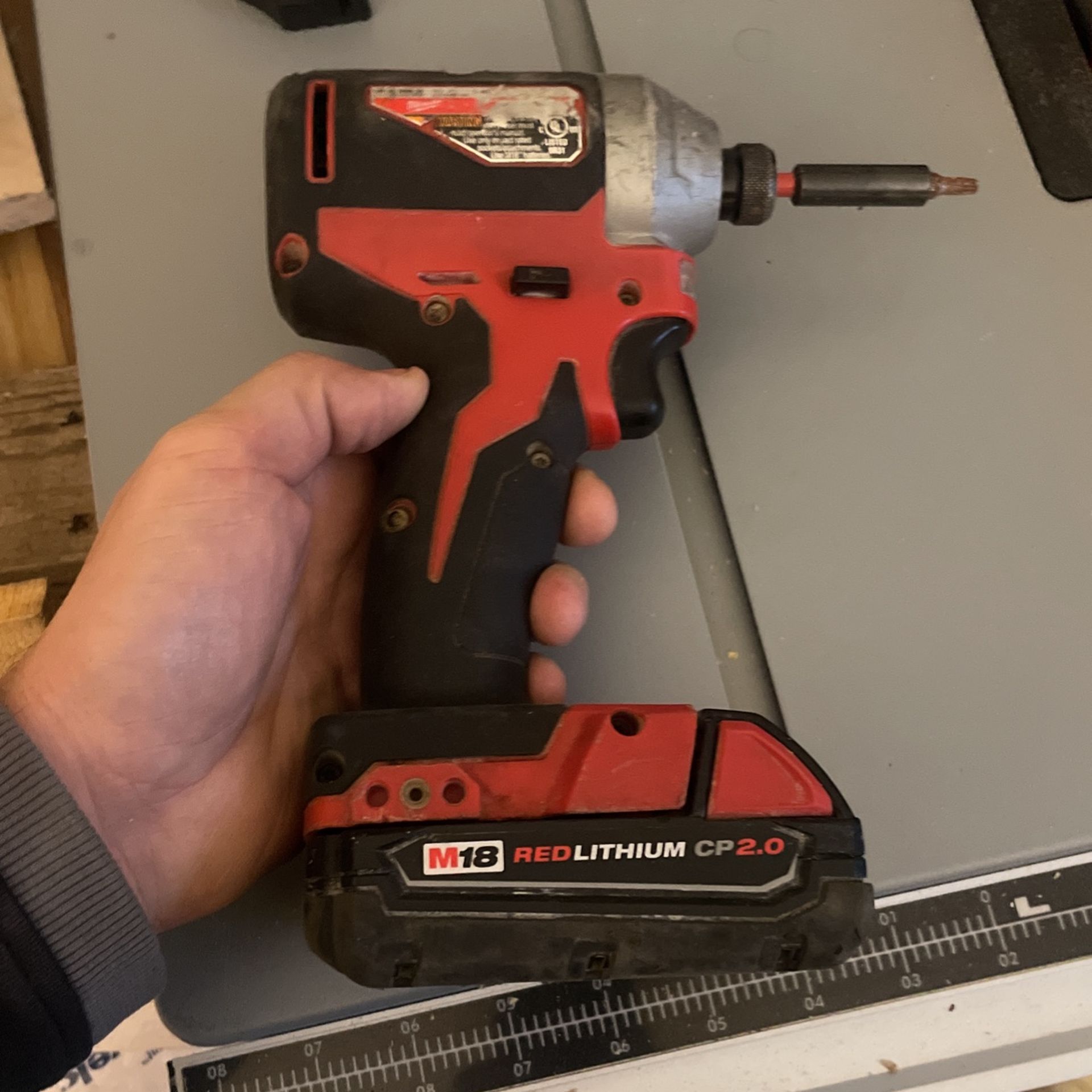 Milwaukee Driver With Battery