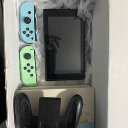 Nintendo Switch Animal Crossing Limited Addition With All If The Cords